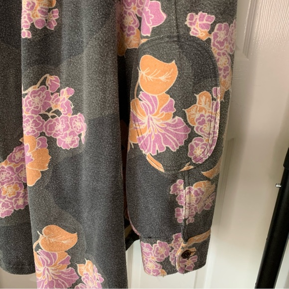 Free People Printed Floral Ruby Jacket  Shacket NWT XL - Picture 7 of 8